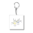 てんぷらさんのクリームソーダ×クリームソーダ= Acrylic Key Chain