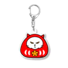 mkumakumaのだるまにゃんこ６ Acrylic Key Chain