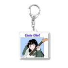 Shirako 商店のCute Girl Acryl keyfolder アクリルキーホルダー