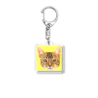 utouch_のねこ【顔】 Acrylic Key Chain