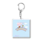 dreamラビットのにじの橋　あなたとまた会う日 Acrylic Key Chain