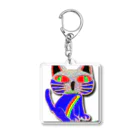 AI ❉ 言葉　　　　　　　　の君は猫なのか？シリーズ第一弾 Acrylic Key Chain