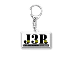 Threefall Japan Aviationの【Threefall Japan Aviation限定 】J3Rロゴ（TFJAバージョン:３ｃｈ手書き滑走路） Acrylic Key Chain
