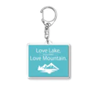 kakinokidoのLove lake,Love mountain. (BIWAKOver) アクリルキーホルダー