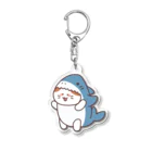  とろろんのさめねこさん Acrylic Key Chain