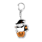 かわいいコーギーのハロウィンメルシー Acrylic Key Chain