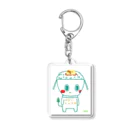 Aランチサラダ付SHOPのおワン Acrylic Key Chain