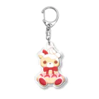 Apple Bears Collectionのおいしくいただクマ~ショートケーキ~ Acrylic Key Chain