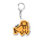 どうぶつYAのゆるせーセイウチ Acrylic Key Chain