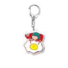 Aランチサラダ付SHOPのおはよう、朝だよ Acrylic Key Chain