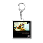 NPO法人信州猫日和 YouTubeチャンネル登録してねのYoutube応援お願いします Acrylic Key Chain