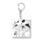 きのこのきのこ少女 Acrylic Key Chain