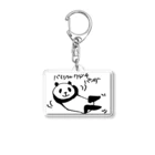 こおパンのバイシクルパンダ Acrylic Key Chain