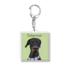 Liv🐾のDoberman Acrylic Key Chain