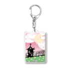 Aisuの秘密基地の四季猫-春 『春想』 Acrylic Key Chain