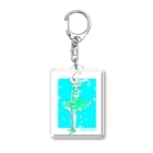 ねぎとろ本店のしゅわしゅわクリームソーダ Acrylic Key Chain