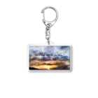 HAPPY and LUCKYの夕日を見ながら夢語ろ Acrylic Key Chain