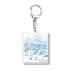 長田秀敏の白川郷　冬 Acrylic Key Chain