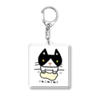 こねこねこねこのこねこねこねこ(黒ハチワレ) Acrylic Key Chain