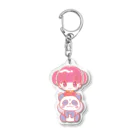 おむふみ屋のふぁんしぃ〜（チャイナガールとパンダ） Acrylic Key Chain