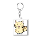 ねこねこにゃんこのねこだぬき（ASUKA） Acrylic Key Chain