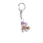 紫猫 千由【ｼﾉﾈ ﾁﾕ】💜🐾🧹の紫猫 千由　デフォルメグッズシリーズ Acrylic Key Chain