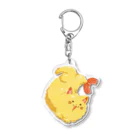 オムタマスタジオのてんぷにゃ(シャチホコのポーズ) Acrylic Key Chain