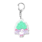 麻雀グッズ🀄️-kawaii mahjong-の麻雀🀄️一索(イーソー) Acrylic Key Chain