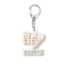 na_masute39のマステ動物 Acrylic Key Chain