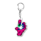 TKGのMonsterhand　pink Acrylic Key Chain