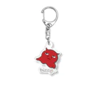 チンアナゴの巣のふらふらメンダコ Acrylic Key Chain