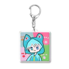 SNEAKER GIRLのCat girl Acrylic Key Chain