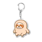 やわらかいもちのナマケモノ Acrylic Key Chain