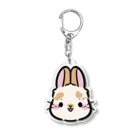 maruruのラブうさ Acrylic Key Chain