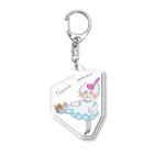 NyanMaisonの猫のフランソワーズが踊ります Acrylic Key Chain