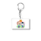 Apple☆Yakoのやこ師匠andバーチャルやこたん Acrylic Key Chain