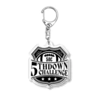 5thdownチャレンジ【NFLアメフト】の5thdownチャレンジデカロゴ Acrylic Key Chain