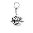 goAtのgoAtオリジナルグッズ：ホワイト Acrylic Key Chain