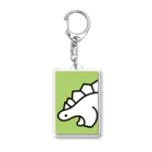 ぐぅたらデザインのこのこはだ〜れだ（ステゴくん） Acrylic Key Chain