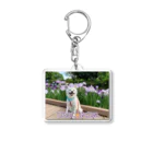 junjun_tirol.chelseaのチロル✿花しょうぶ Acrylic Key Chain