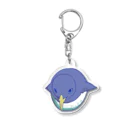 向井利元のペンギン正面キーホルダー Acrylic Key Chain