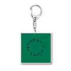 九州サウナ倶楽部のkhushu sauna Club dark green Acrylic Key Chain