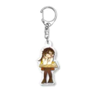 空白 蕪太のこっちを覗く米田さん Acrylic Key Chain