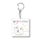 ねこのにゃむ@はせにゃむのねこ❤️coffee アクリルキーホルダー