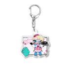 カワハギのCyber🍓Diner Acrylic Key Chain