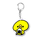 ぴよたそ商店のおにぎり大好きなひよこ Acrylic Key Chain