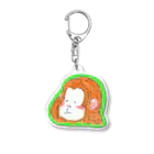 kokeikoccoの照れちゃうおさる Acrylic Key Chain