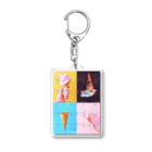 insparation｡   --- ｲﾝｽﾋﾟﾚｰｼｮﾝ｡のアイスクリーム Acrylic Key Chain