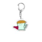 まりにゃんずのきりっと たけにゃん Acrylic Key Chain