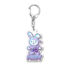 月灯ふんわり亭のぴょんぴーグッズ Acrylic Key Chain